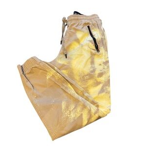 NWOT Under Armour Tan and Yellow Joggers